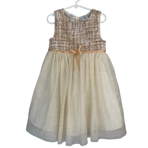Blueberi Boulevard Other - Blueber Boulevard Tweed Dress Sz 6 Girl Holiday Church Dress